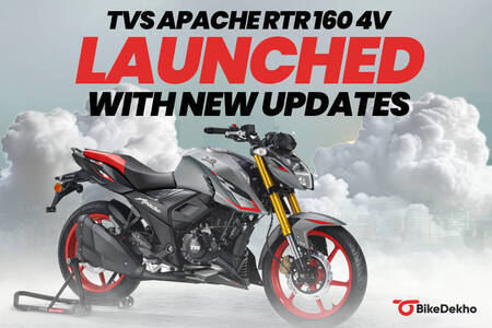 BREAKING: TVS Apache RTR 160 4V Launched with New Updates 