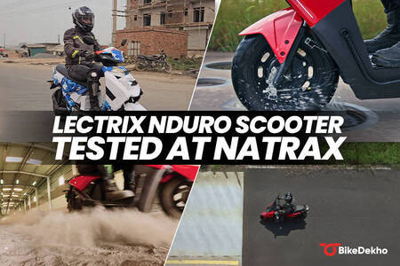 Lectrix NDuro Electric Scooter Tested at NATRAX facility