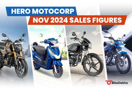 Sales Figures Of Hero MotoCorp in November 2024