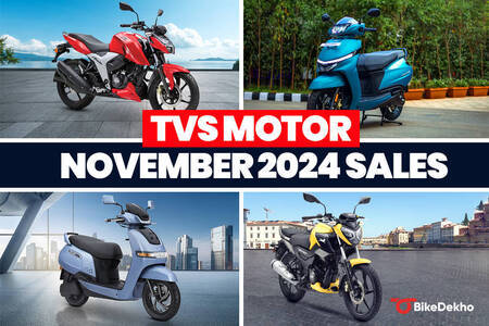 TVS Motor Sales Increase In November 2024