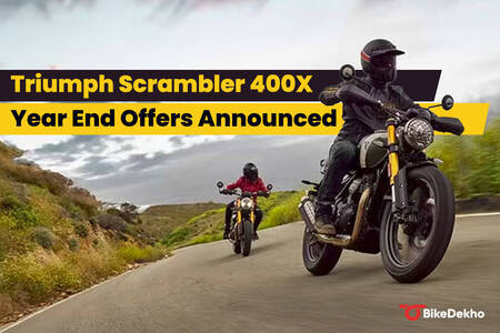 Triumph Scrambler 400 X End Of Year Offers Announced