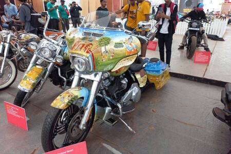 This Custom Harley-Davidson Electra Glide And Deluxe Narrate The Ramayana 