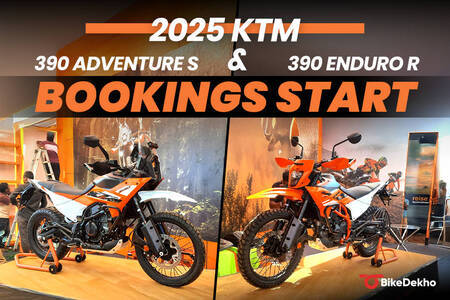 2025 KTM 390 Adventure S & 390 Enduro R Bookings Start