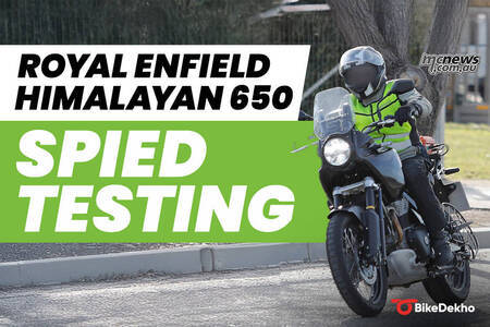 Royal Enfield Himalayan 650 Spotted Testing