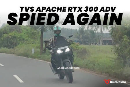 Upcoming TVS Apache RTX 300 ADV Spied Again