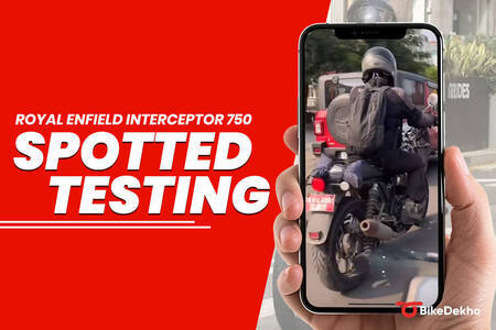 Royal Enfield Interceptor 750 Spotted Testing