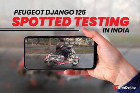 EXCLUSIVE: Peugeot Django 125 Spied Testing In India, Again