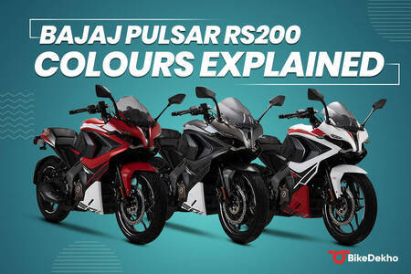 2025 Bajaj Pulsar RS200: Colours Explained