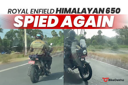 Royal Enfield Himalayan 650 Spied Testing Again