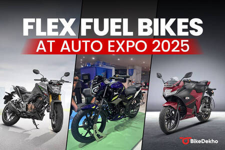 Flex Fuel Bikes At Auto Expo 2025