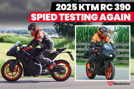 Upcoming 2025 KTM RC 390 Spied Testing Again