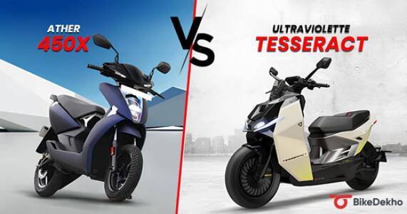 Ultraviolette Tesseract Vs Ather 450X: Image Comparison Ultraviolette Tesseract Vs Ather 450X: Image Comparison