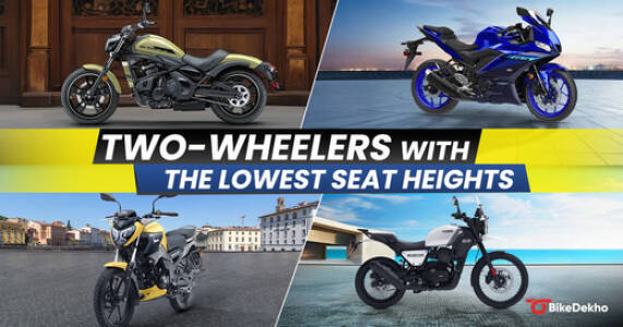 Two-wheelers With The Lowest Seat Heights in India Two-wheelers With The Lowest Seat Heights in India