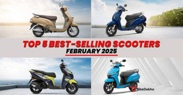 Top 5 Best-Selling Scooters Of February 2025 Top 5 Best-Selling Scooters Of February 2025