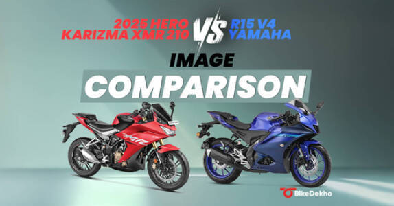 2025 Hero Karizma XMR 210 Vs Yamaha R15 V4: Image Comparison 2025 Hero Karizma XMR 210 Vs Yamaha R15 V4: Image Comparison