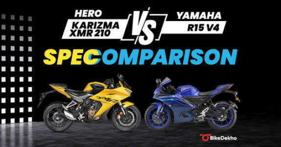 2025 Hero Karizma XMR 210 Vs Yamaha R15 V4: Spec Comparison 2025 Hero Karizma XMR 210 Vs Yamaha R15 V4: Spec Comparison