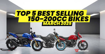 Top 5 Best-Selling 150-200cc Bikes: March 2025