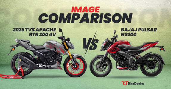 2025 TVS Apache RTR 200 4V vs Bajaj Pulsar NS200: Image Comparison 2025 TVS Apache RTR 200 4V vs Bajaj Pulsar NS200: Image Comparison