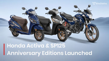 BREAKING: New Honda Activa 110, Activa 125 And SP125 Anniversary Edition Variants Launched BREAKING: New Honda Activa 110, Activa 125 And SP125 Anniversary Edition Variants Launched