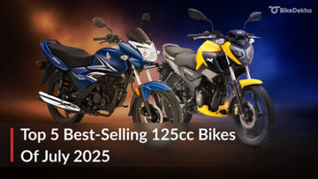 Top 5 Best-Selling 125cc Bikes In India: July 2025 Top 5 Best-Selling 125cc Bikes In India: July 2025