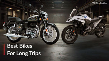5 Best Bikes For Long Trips In India: Royal Enfield Bullet 350, Himalayan 450 And More! 5 Best Bikes For Long Trips In India: Royal Enfield Bullet 350, Himalayan 450 And More!