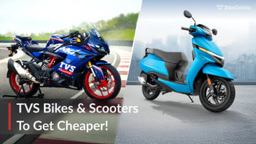BREAKING: TVS Bikes & Scooters New Prices After GST Rate Cut: Cheaper By Up To Rs 25,000! BREAKING: TVS Bikes & Scooters New Prices After GST Rate Cut: Cheaper By Up To Rs 25,000!
