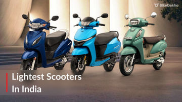Lightest Scooties In India: The First One Might Be Lighter Than You! 