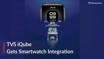 You Can Now Check Your TVS iQube's Status With New Noise Smartwatch You Can Now Check Your TVS iQube's Status With New Noise Smartwatch