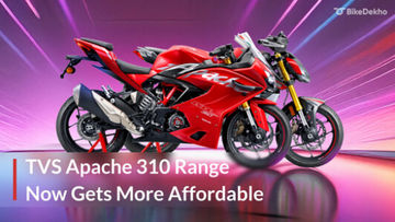 TVS Apache RR 310 And RTR 310 Prices Drop After GST Cut; Compare Now TVS Apache RR 310 And RTR 310 Prices Drop After GST Cut; Compare Now