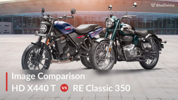 Harley Davidson X440 T vs Royal Enfield Classic 350 Images: Styling, Features, Colours