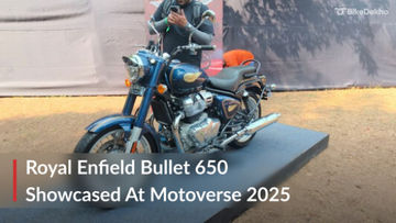 Royal Enfield Unveils Bullet 650 At Motoverse 2025 Royal Enfield Unveils Bullet 650 At Motoverse 2025