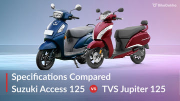 Suzuki Access 125 vs TVS Jupiter 125: Specs, Performance And More Suzuki Access 125 vs TVS Jupiter 125: Specs, Performance And More