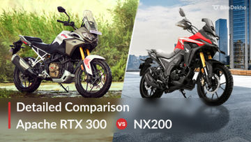 TVS Apache RTX 300 vs Honda NX200: Detailed Comparison