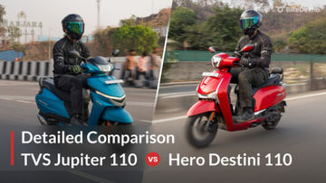 TVS Jupiter 110 vs Hero Destini 110: Detailed Comparison