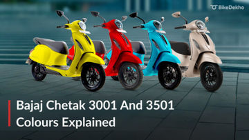 Bajaj Chetak 3001 And 3501 Colours Explained: Which One Stands Out The Most? Bajaj Chetak 3001 And 3501 Colours Explained: Which One Stands Out The Most?