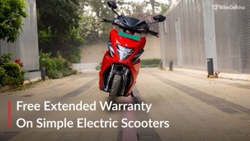 Simple Energy Offers Free Extended Warranty On Its Electric Scooters Simple Energy Offers Free Extended Warranty On Its Electric Scooters