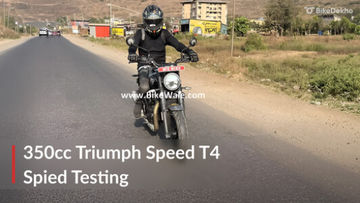 350cc Triumph Speed T4 Spied: India Launch In April 2026 350cc Triumph Speed T4 Spied: India Launch In April 2026