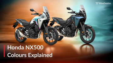 2026 Honda NX500: Colours Explained