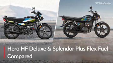 Hero Splendor Plus Flex Fuel vs Hero HF Deluxe Flex Fuel: Detailed Comparison Hero Splendor Plus Flex Fuel vs Hero HF Deluxe Flex Fuel: Detailed Comparison