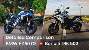 BMW F 450 GS vs Benelli TRK 502: Detailed Comparison BMW F 450 GS vs Benelli TRK 502: Detailed Comparison