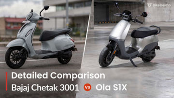 Bajaj Chetak C3001 vs Ola S1X 3kWh: Detailed Comparison Bajaj Chetak C3001 vs Ola S1X 3kWh: Detailed Comparison