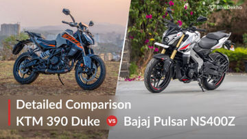 KTM 390 Duke vs Bajaj Pulsar NS400Z: Detailed Comparison KTM 390 Duke vs Bajaj Pulsar NS400Z: Detailed Comparison