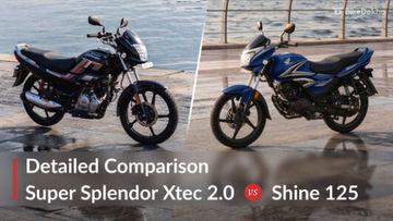 Hero Super Splendor Xtec 2.0 vs Honda Shine 125: Detailed Comparison