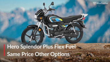 Hero Splendor Plus Flex Fuel: Same Price, Other Options Hero Splendor Plus Flex Fuel: Same Price, Other Options