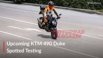 Upcoming KTM 490 Duke Spotted Testing Overseas Yet Again Upcoming KTM 490 Duke Spotted Testing Overseas Yet Again