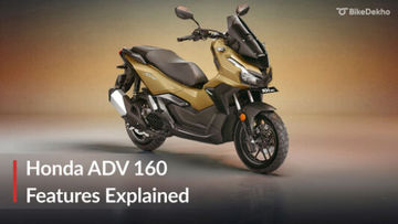 Honda ADV 160: Features Explained Honda ADV 160: Features Explained