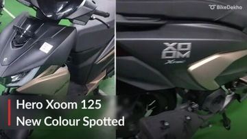 Hero Xoom 125 Spotted In A New Colour