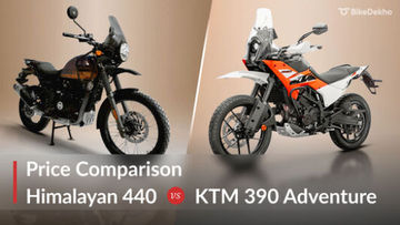 Royal Enfield Himalayan 440 vs KTM 390 Adventure: Price Comparison Royal Enfield Himalayan 440 vs KTM 390 Adventure: Price Comparison