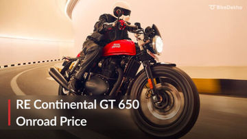 Royal Enfield Continental GT 650 Onroad Prices For September 2026
