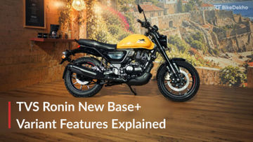 TVS Ronin New Base+ Variant Features Explained TVS Ronin New Base+ Variant Features Explained